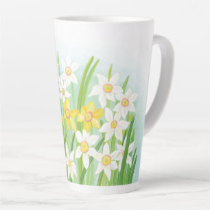 Spring Daffodils Latte Mug