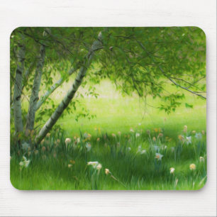 Spring Daffodils Mouse Pad