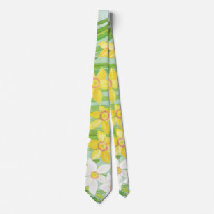 Spring Daffodils Neck Tie