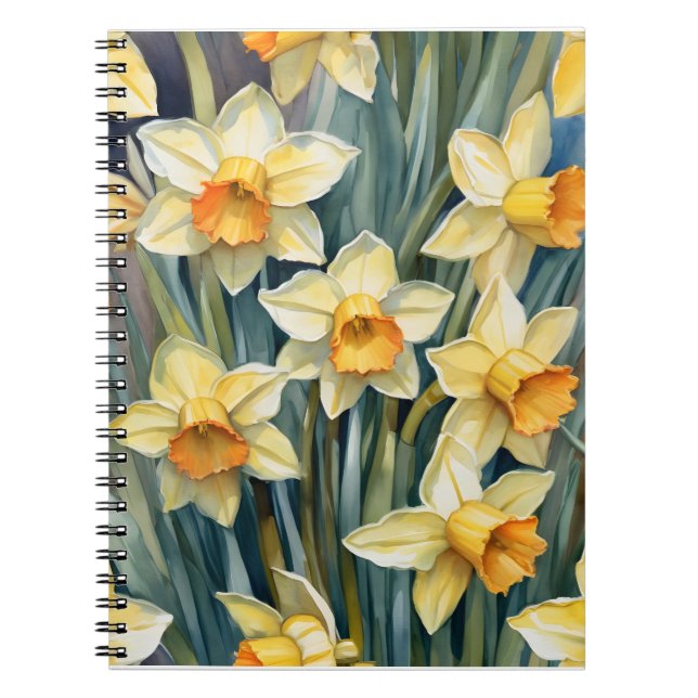 Spring Daffodils Notebook (Front)