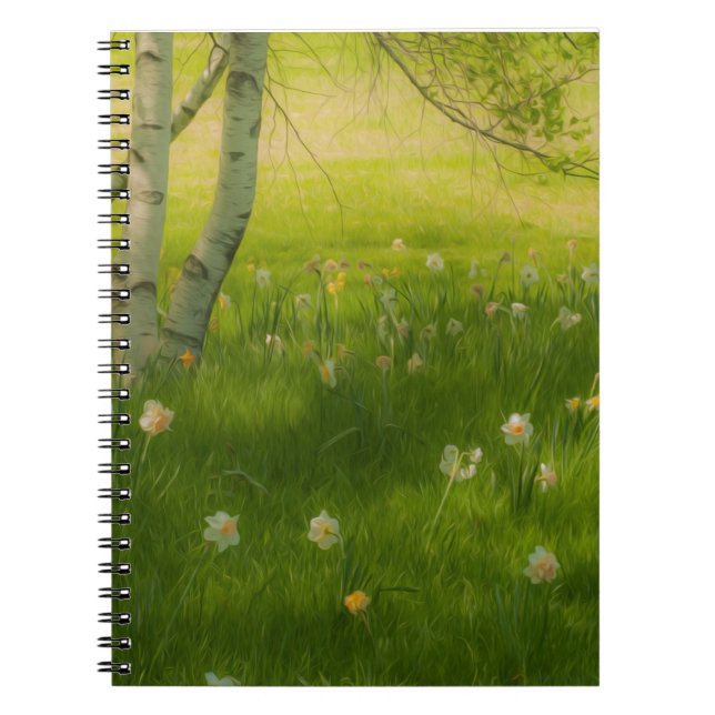 Spring Daffodils Notebook (Front)