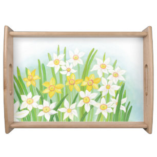 Spring Daffodils Serving Tray