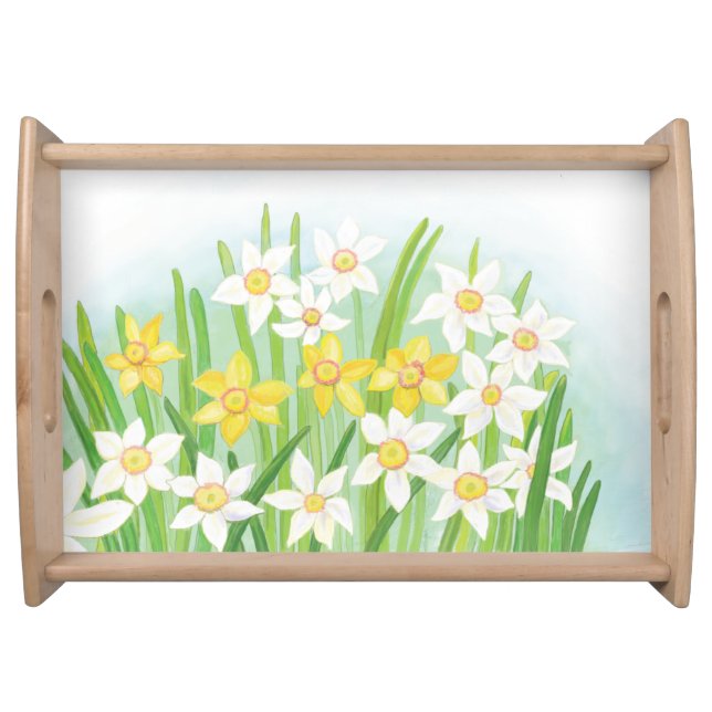 Spring Daffodils   Serving Tray (Front)