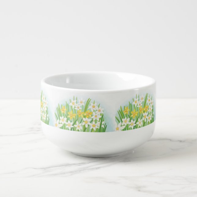 Spring Daffodils   Soup Mug (Front)