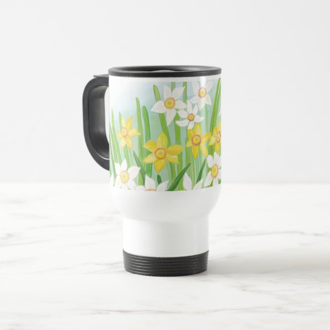 Spring Daffodils   Travel Mug (Front Left)