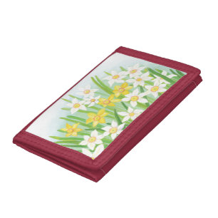 Spring Daffodils Tri-fold Wallet