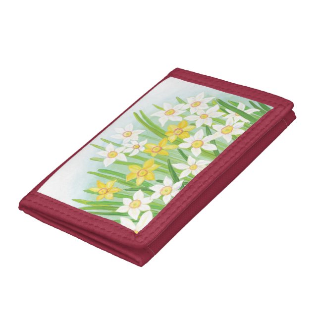Spring Daffodils   Tri-fold Wallet (Bottom)