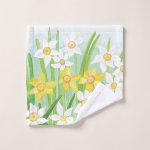 Spring Daffodils  Wash Cloth