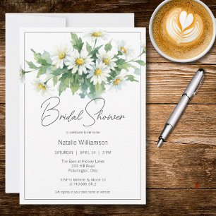 Spring Daisies Bridal Shower Invitation