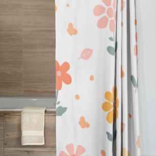 Spring Daisies Shower Curtain