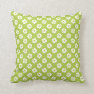 Spring Daisies Throw Pillow
