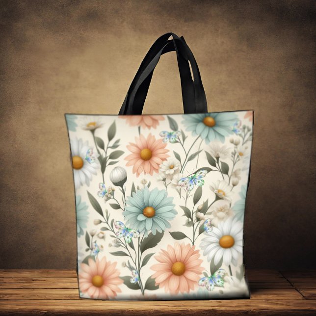 Spring Daisies Tote Bag (Creator Uploaded)