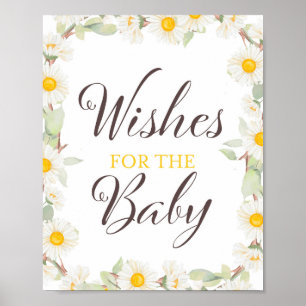 Spring Daisy Themed Bridal   Baby Shower Sign