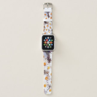 Spring Daisy Wildflower Watercolor Apple Watch Band