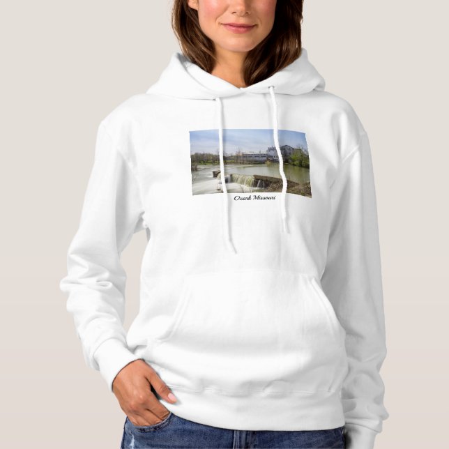 Spring Day At Ozark Mills Hoodie (Front)