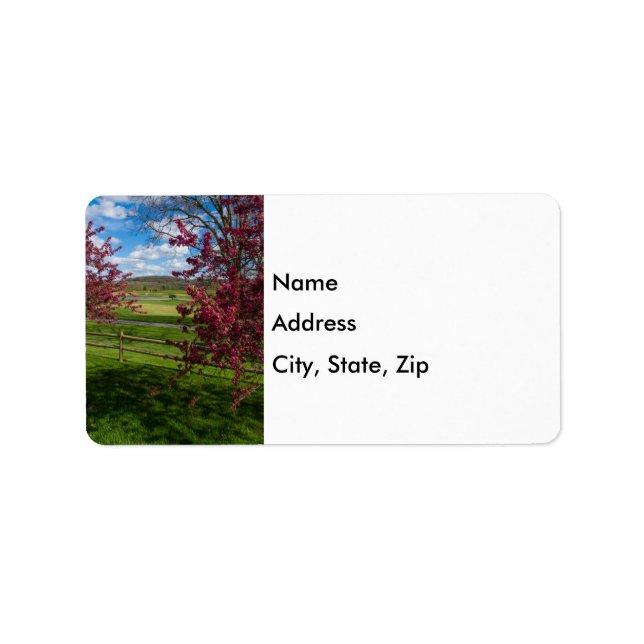 Spring Day In Rivercut Address Label (Front)