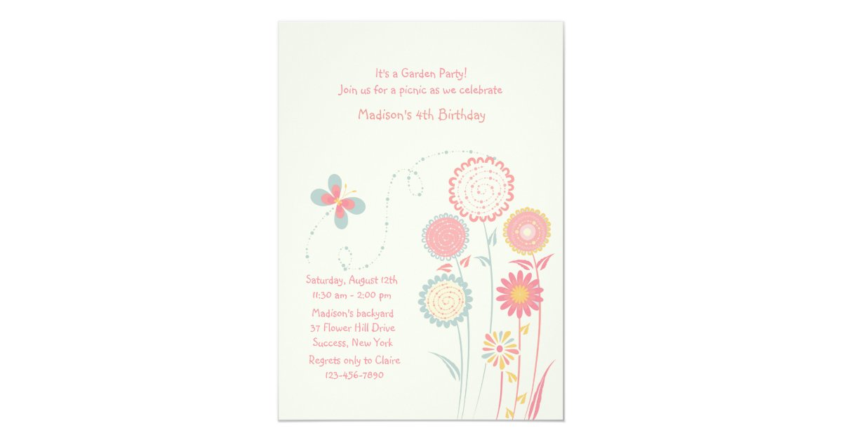 Spring Day Invitation | Zazzle.com