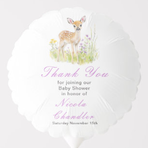 Spring Deer Baby Shower Balloon