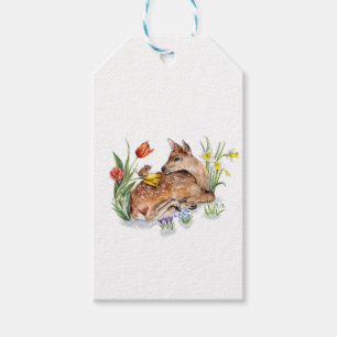 Spring Deer Gift Tags