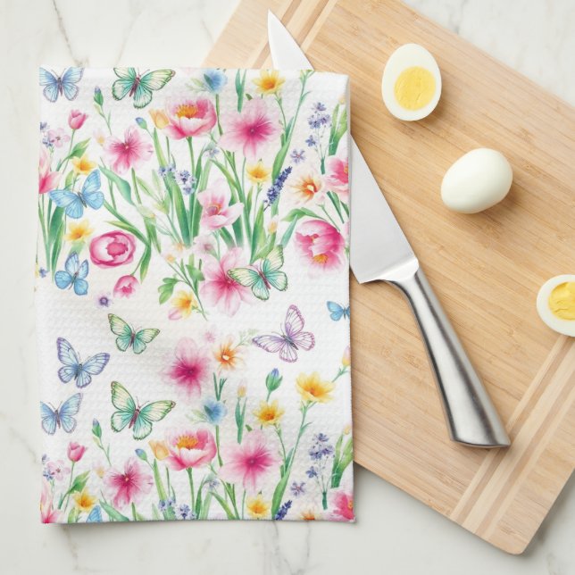 Spring Delight Kitchen Towel (Quarter Fold)