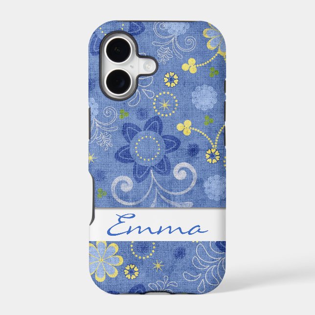 Spring Denim Iphone Case (Back)