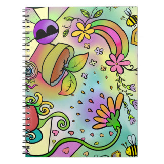 Spring Doodles Notebook