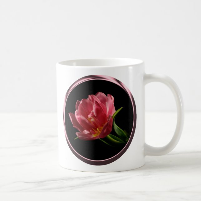 Spring Double Bloom Tulip Coffee Cup (Right)