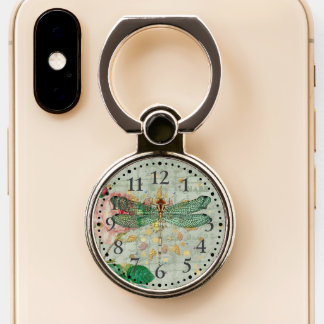 Spring Dragonfly Phone Ring Stand