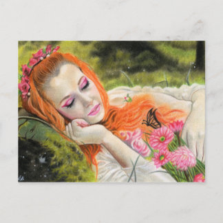 Spring dream beauty postcard