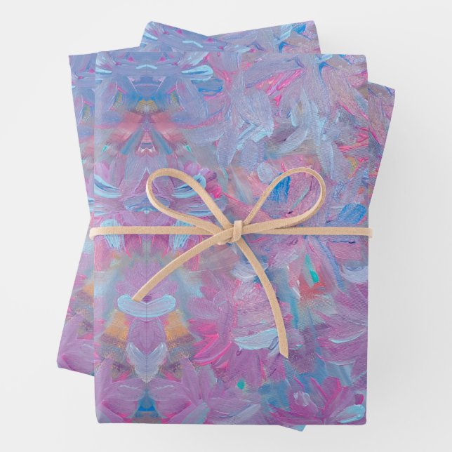 Spring Dream Floral Wrapping Paper (In situ)