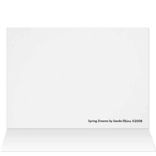 Spring Dreams Cards (Inside Horizontal (Top))