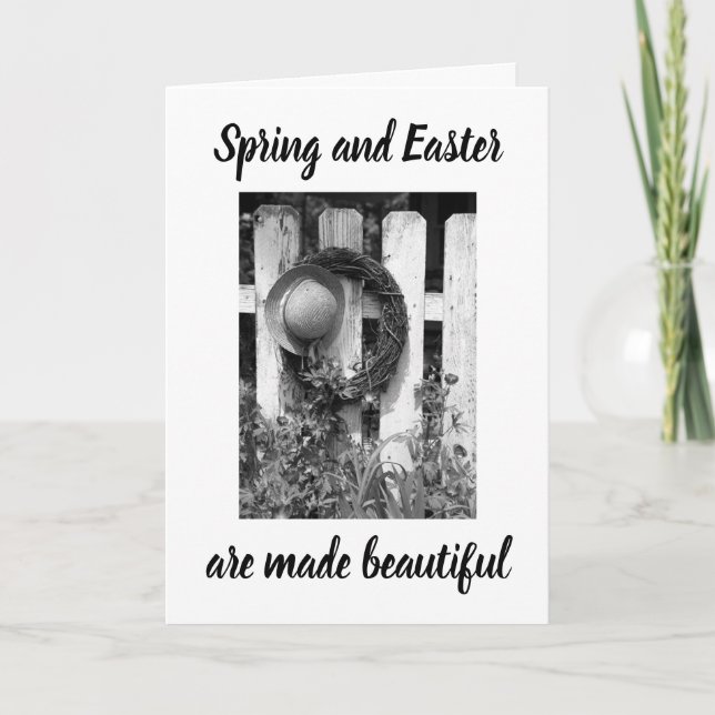 SPRING/EASTER ARE MADE SPECIAL BECAUSE OF YOU HOLIDAY CARD (Front)