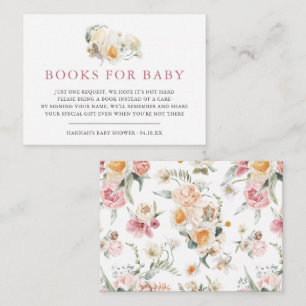 Spring Easter Baby Book Request Enclosure Card