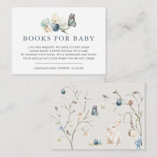 Spring Easter Baby Book Request Enclosure Card