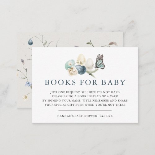 Spring Easter Baby  Book Request Enclosure Card