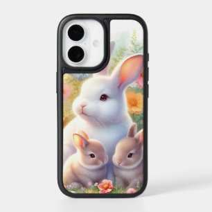 Spring Easter Bunny Family Floral Garden iPhone 17 Case