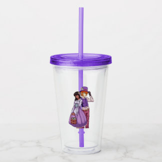 Spring Easter Couple Acrylic Tumbler