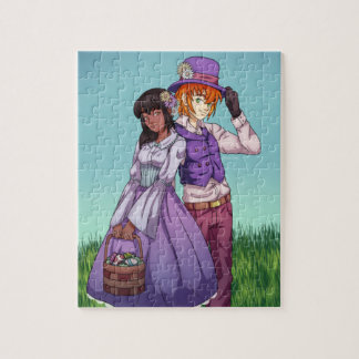 Spring Easter Couple Jigsaw Puzzle
