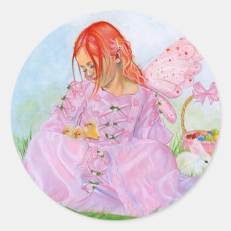 Spring Easter Fairy Bunny Sticker