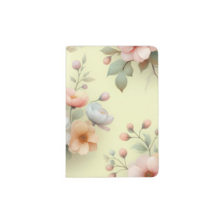 Spring Easter Flowers Passport Holder