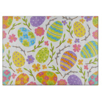 Spring & Easter Holiday Seamless Pattern Gift Cutting Board