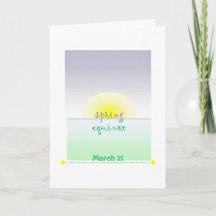 spring equinox card