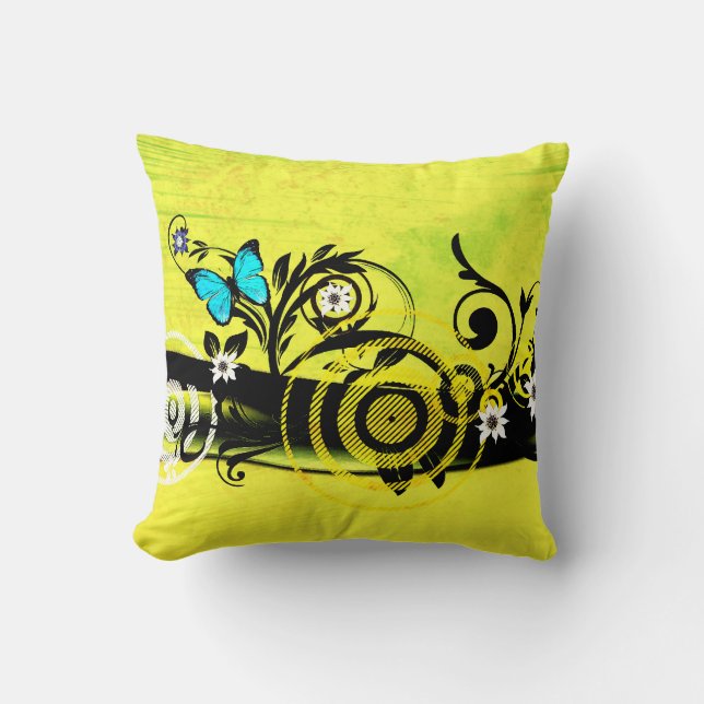 Spring Explosion Throw PIllow (Front)