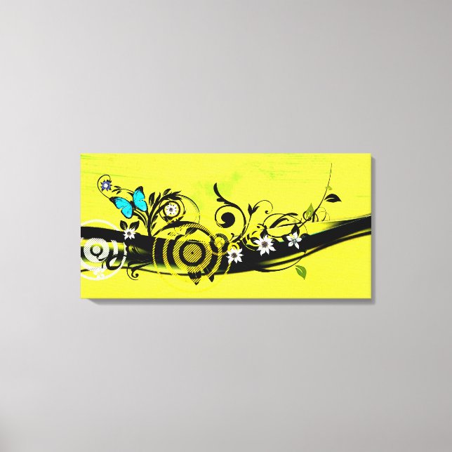 Spring Explosion Wrapped Canvas Print (Front)