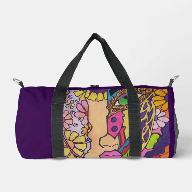 Spring Face  Duffle Bag (Front)