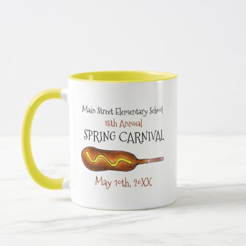 Spring Fair Carnival Festival Corn Dog Corndog Mug