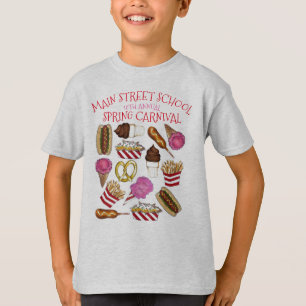 Spring Fair Carnival Festival Corndog Ice Cream T-Shirt