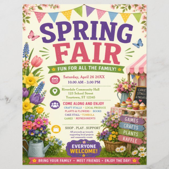 Spring Fair Flyer (Front)