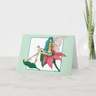 Spring Fairy Blank Greeting Card