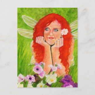 Spring fairy flower Postcard